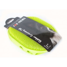 Резиновая щетка, овальная For Friends для собак, 11.5*15 см. (арт. TYZ LD-3022)