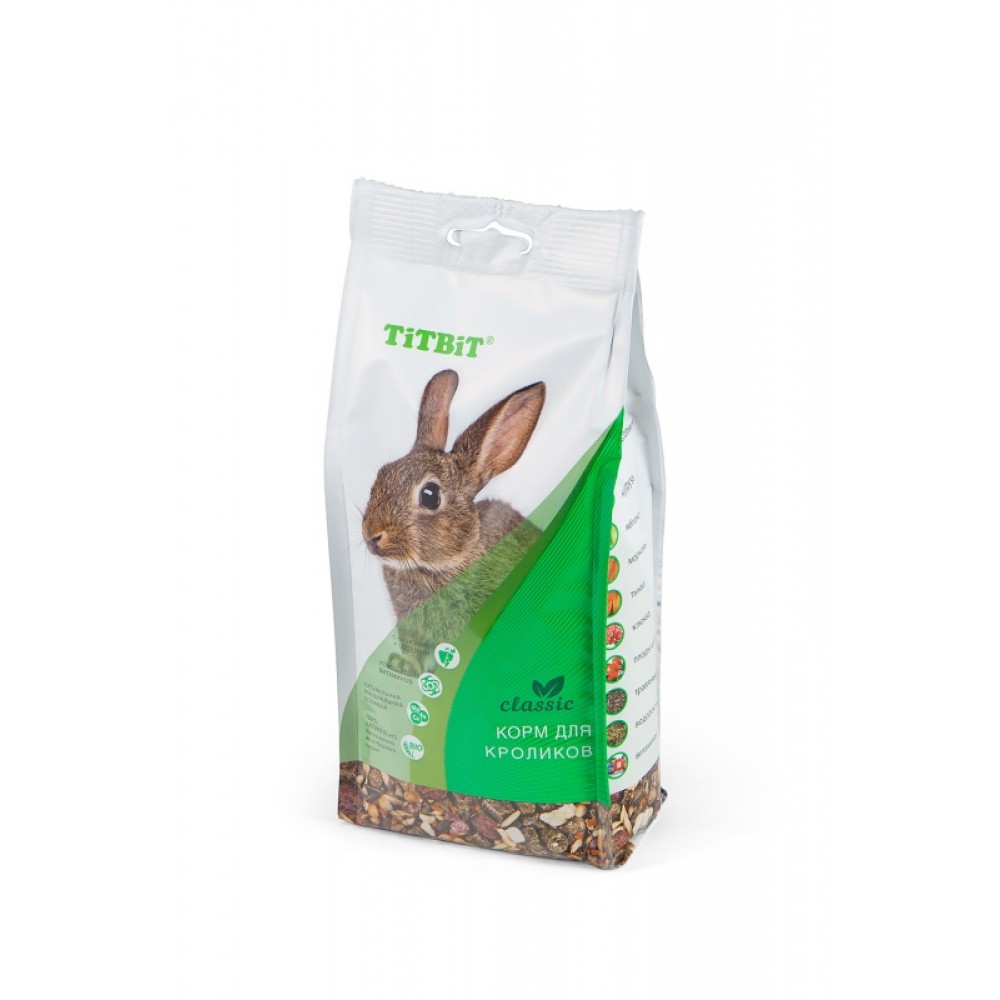 Корм для кроликов Titbit Classic, 500 г Корм для кроликов Titbit Classic, 500 г