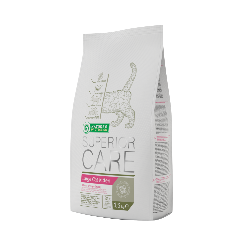 Nature's Protection Superior Care Large Cat Kitten корм для котят больших пород Nature's Protection Superior Care Large Cat Kitten корм для котят больших пород