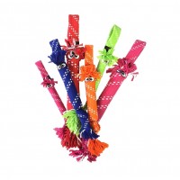Rogz Игрушка веревочная шуршащая Scrubz Medium (длина 44 см), разные цвета