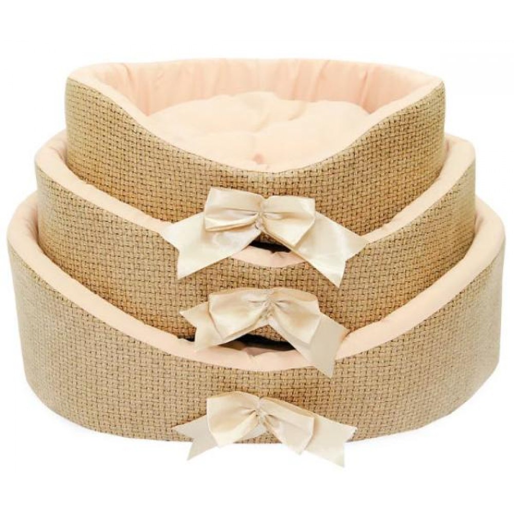 Лежанка для кошек овальная плетенка, ДиАнКари разные размеры Лежанка для кошек овальная плетенка, ДиАнКари разные размеры