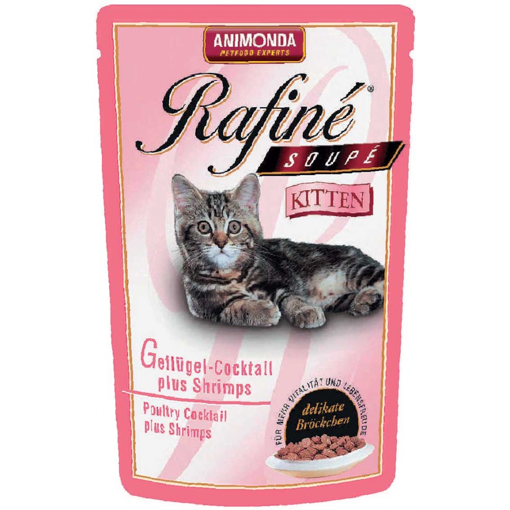 Rafine Soupe Kitten - консервы для котят, птица, креветки (100 г) (арт. ВЕТ83651) Rafine Soupe Kitten - консервы для котят, птица, креветки (100 г) (арт. ВЕТ83651)