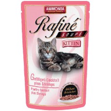 Rafine Soupe Kitten - консервы для котят, птица, креветки (100 г) (арт. ВЕТ83651) Rafine Soupe Kitten - консервы для котят, птица, креветки (100 г) (арт. ВЕТ83651)
