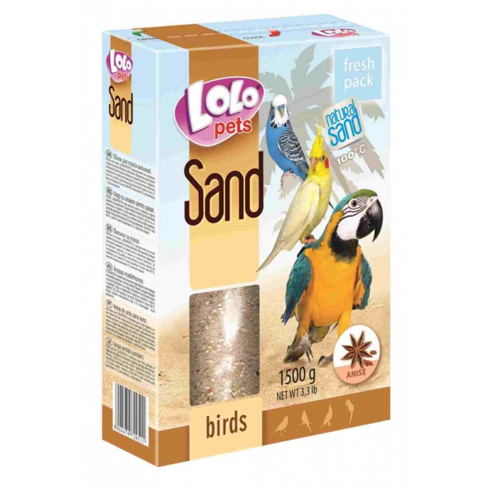 LOLO Pets Песок для птиц анисовый (арт. LO 72051) LOLO Pets Песок для птиц анисовый (арт. LO 72051)
