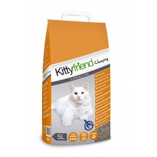 Sanicat Kitty Friend Clumping - экономичный бентонитовый комкующийся наполнитель для туалета кошки Sanicat Kitty Friend Clumping - экономичный бентонитовый комкующийся наполнитель для туалета кошки