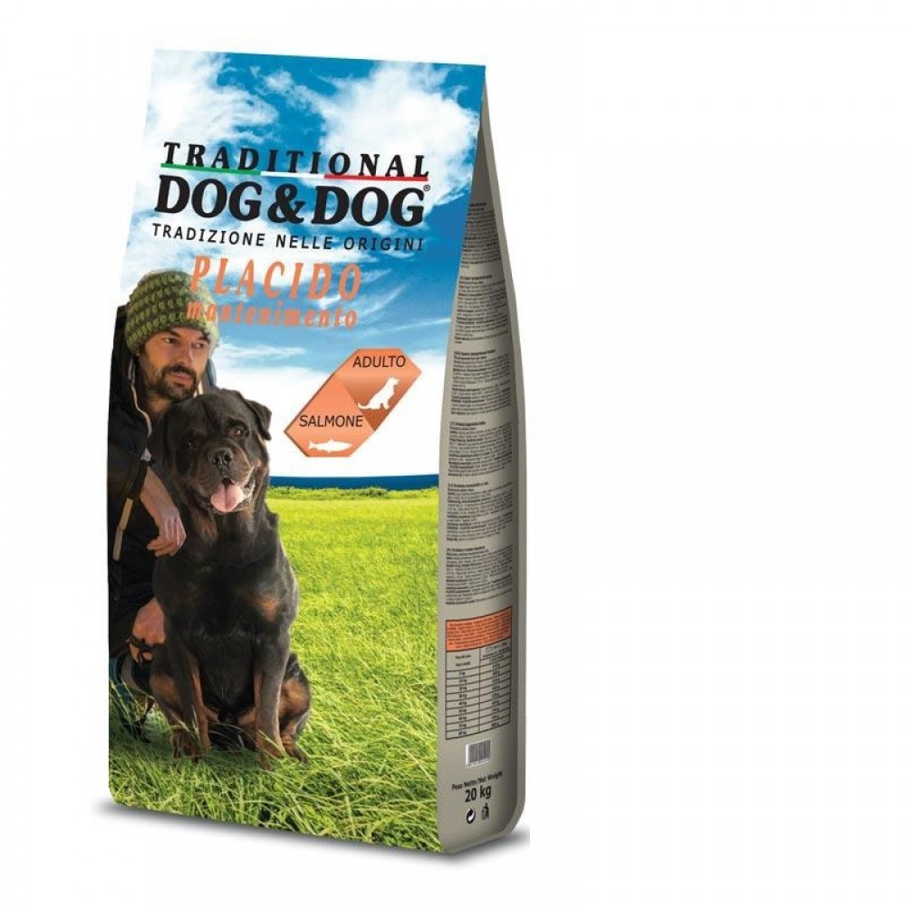 Dog & Dog Placido Mantenimento-сухой корм для собак с лососем