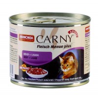 Carny Adulte - консервы для кошек, говядина, ягненок (200 г, 400 г)