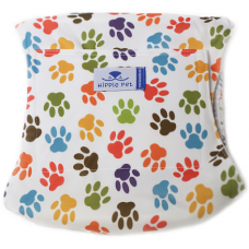 Hippie Pet подгузник многоразовый для кобелей, разных размеров Веселые лапки Hippie Pet подгузник многоразовый для кобелей, разных размеров Веселые лапки