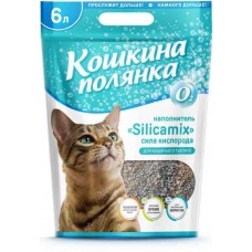 Кошкина полянка SILICAMIX - силикагелевый наполнитель сила кислорода Кошкина полянка SILICAMIX - силикагелевый наполнитель сила кислорода