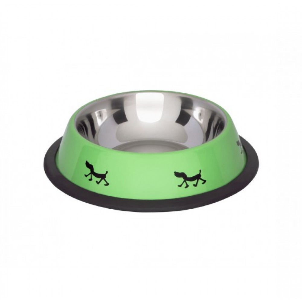 LOLO Миска зеленая на резиновой основе, разные объемы LOLO Миска зеленая на резиновой основе, разные объемы