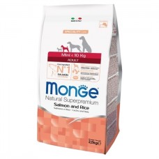 Monge Dog Mini Salmon / Rice - корм для мини собак, лосось Monge Dog Mini Salmon / Rice - корм для мини собак, лосось