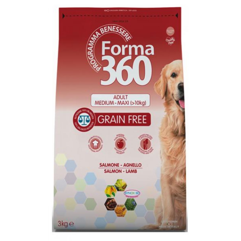 Forma Dog Medium & Maxi Salmon&Lamb - беззерновой сухой корм для собак Forma Dog Medium & Maxi Salmon&Lamb - беззерновой сухой корм для собак