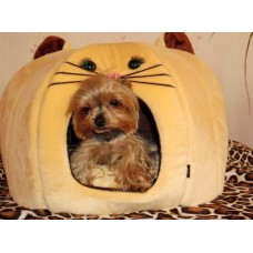 ГЮ-ВАС Дом Кот Томми для кошек, 46х46х35 см (мех, поролон, искусственная шерсть) (арт. Гювас Д46)