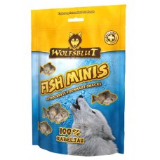 Wolfsblut Fish Minis Kabeljau - мини печенье из трески для собак, 100 г