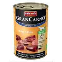 GranCarno Original Adult - консервы для собак с говядиной и курицей (400 г, 800 г)