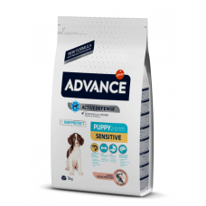 Advance Sensitive Puppy - сухой корм для щенков с чувствительным пищеварением, лосось и рис