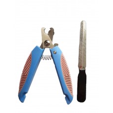 Redplastic Набор Когтерез-кусачки малые с широкими ручками + пилка для когтей для собак (арт. 0095)