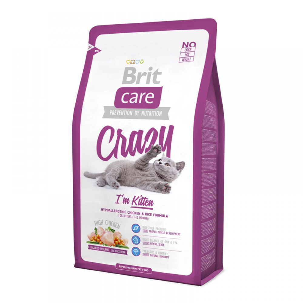 Brit Care Cat Crazy Kitten корм для котят, беременных и кормящих кошек Brit Care Cat Crazy Kitten корм для котят, беременных и кормящих кошек