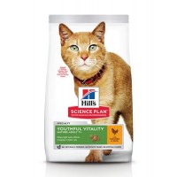 Hill’ s Youthful Vitality - корм для кошек старше 7 лет с курицей и рисом.