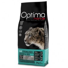 Optimanova Cat Sterilised Chicken & Rice - сухой корм для стерилизованных кошек