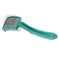 Redplastic Пуходерка пластмас. для кошек, малая с каплей, мягкая (5*5 см) 17*5*4 см (арт. 0112)