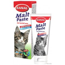 Sanal Malt hair ball paste - мальтпаста для вывода комочков шерсти у кошек 20 г, (арт TYZ SV6020)