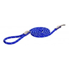 Rogz поводок удлиненный нейлон, натуральная кожа Rope L голубой 1,2 см.*1,8 м. (арт. RHLLR12B) Rogz поводок удлиненный нейлон, натуральная кожа Rope L голубой 1,2 см.*1,8 м. (арт. RHLLR12B)