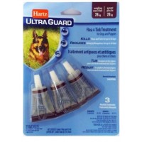 Hartz - капли 3 в 1 для собак и щенков более 27 кг от блох, клещей, комаров