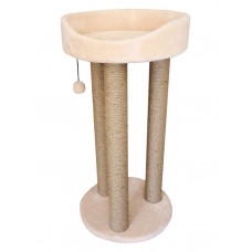Когтеточка Тренога с лежанкой из меха и джута (выс. 85 см, шир. 42 см) Cat House (арт. CH36) Когтеточка Тренога с лежанкой из меха и джута (выс. 85 см, шир. 42 см) Cat House (арт. CH36)