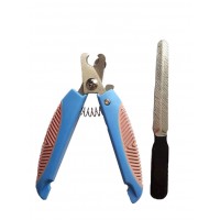 Redplastic Набор Когтерез-кусачки малые с широкими ручками + пилка для когтей для кошек (арт. 0095)