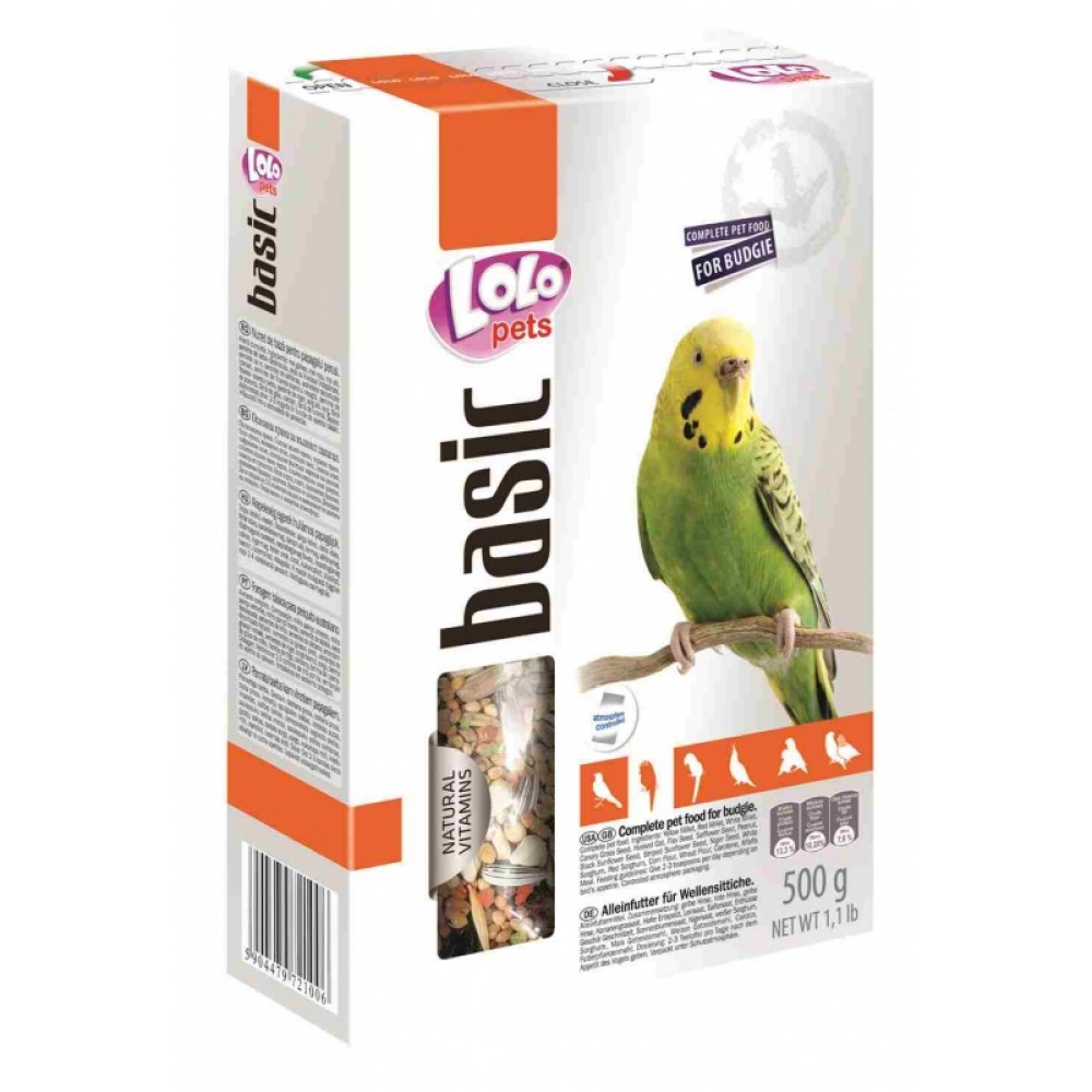 LOLO Pets Полнорационный корм для волнистых попугаев (арт. LO 72100, LO 72102) LOLO Pets Полнорационный корм для волнистых попугаев (арт. LO 72100, LO 72102)