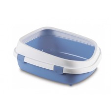 Stefanplast Туалет Queen с рамкой, голубой, 55x71x24,5 см