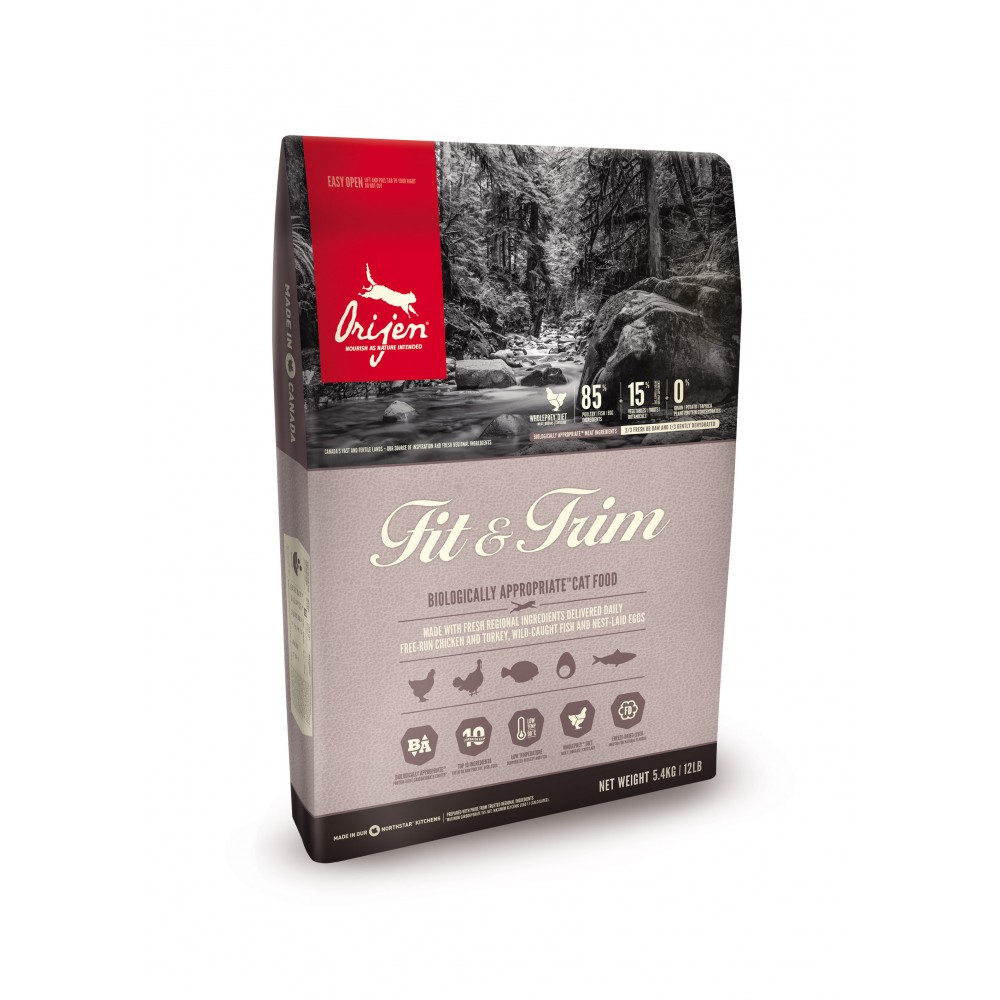 Orijen Cat Fit & Trim - сухой корм для кошек с избыточным весом Orijen Cat Fit & Trim - сухой корм для кошек с избыточным весом