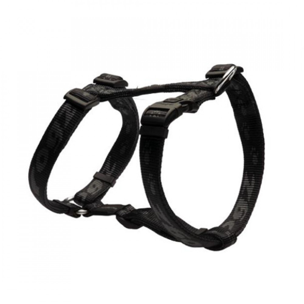 Rogz шлейка для собак нейлон Alpinist L, черная 2 см.*45-75 см. (арт. RSJ25A) Rogz шлейка для собак нейлон Alpinist L, черная 2 см.*45-75 см. (арт. RSJ25A)