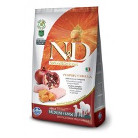 Farmina N&D PUMPKIN Chicken - беззерновой корм для собак средних и больших пород (курица с гранатом и тыква)