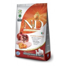 Farmina N&D PUMPKIN Chicken - беззерновой корм для собак средних и больших пород (курица с гранатом и тыква) Farmina N&D PUMPKIN Chicken - беззерновой корм для собак средних и больших пород (курица с гранатом и тыква)