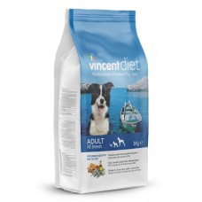 Vincent Diet Adult Only Fish - полнорационный корм для взрослых собак всех пород с рыбьим жиром Vincent Diet Adult Only Fish - полнорационный корм для взрослых собак всех пород с рыбьим жиром