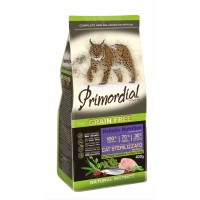 Primordial Cat Nutrition Turkey & Herring - беззерновой корм для стерилизованных кошек с индейкой и сельдью