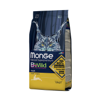 Monge BWILD IEPRE сухой корм для кошек (с зайцем)