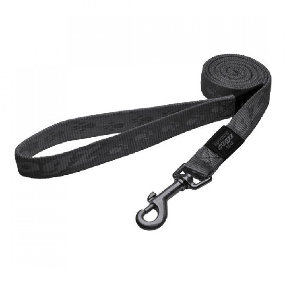 Rogz поводок для собак нейлоновый Big Foot platina, 4 см.*50 см. (арт. RHL29L) Rogz поводок для собак нейлоновый Big Foot platina, 4 см.*50 см. (арт. RHL29L)