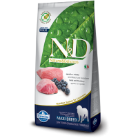 Farmina N&D Maxi - сухой беззерновой корм для крупных собак (ягненок/черника)