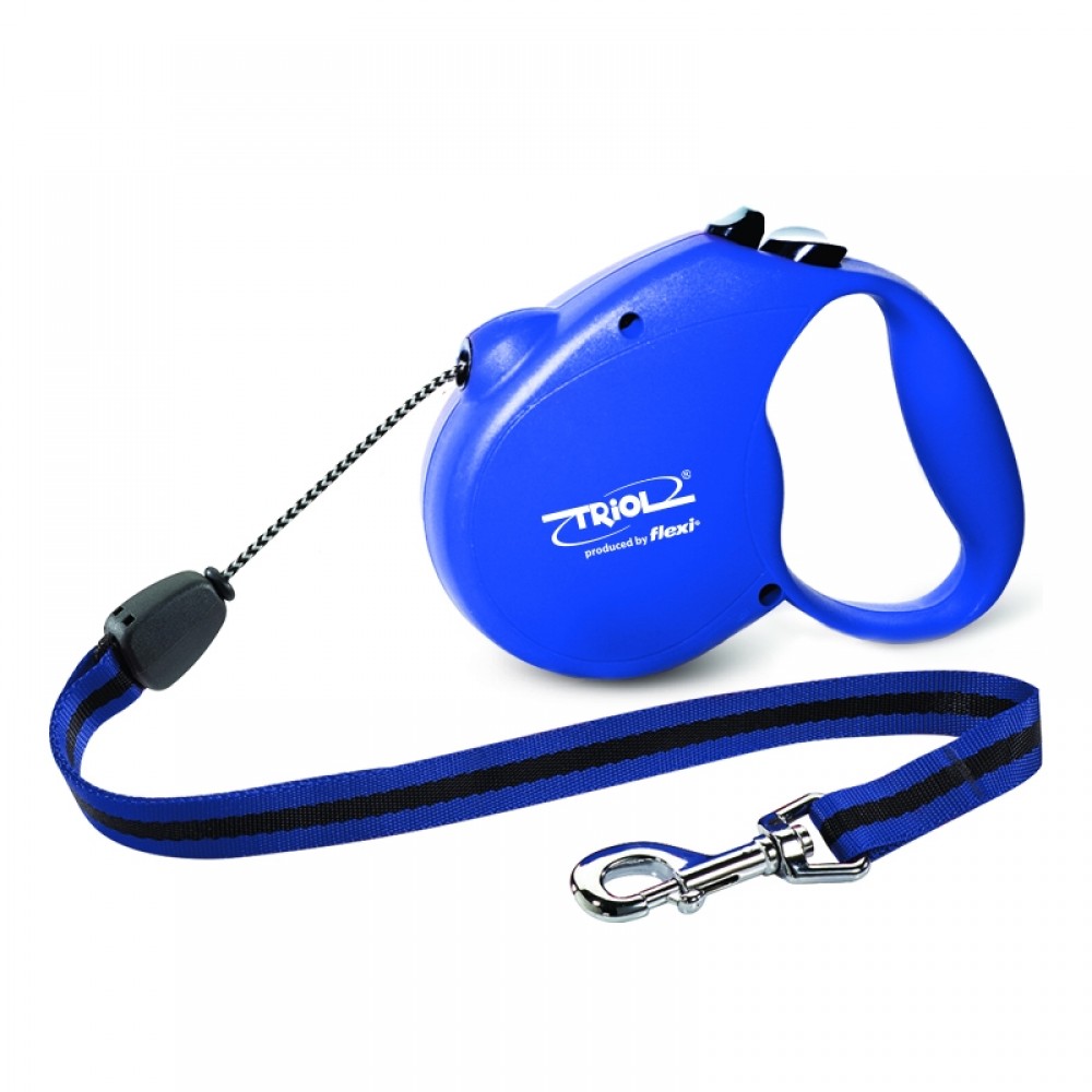 Triol Поводок-рулетка Standard Blue M, 5 м до 20 кг Triol Поводок-рулетка Standard Blue M, 5 м до 20 кг