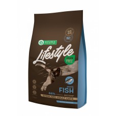 Nature's Protection Lifestyle GF Sterelized White Fish беззерновой корм для стерилизованных кошек с белой рыбой Nature's Protection Lifestyle GF Sterelized White Fish беззерновой корм для стерилизованных кошек с белой рыбой