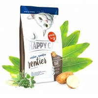HAPPY CAT SENSITIVE ОЛЕНИНА - корм для кошек без злаков на основе оленины и картофеля