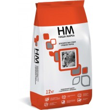 Корм Наша Марка (НМ) для собак средних пород с цыпленком Корм Наша Марка (НМ) для собак средних пород с цыпленком