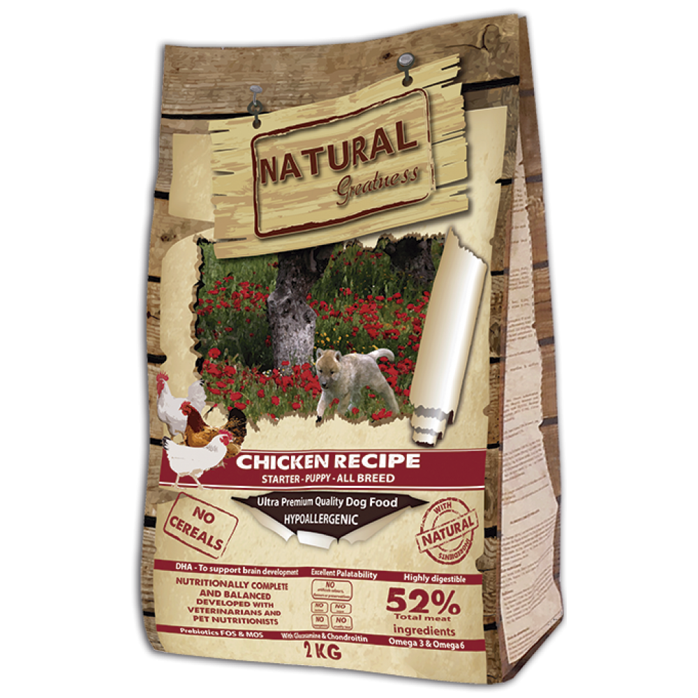 Natural Greatness Chicken Recipe Starter Puppy - корм сухой для щенков и взрослых собак мелких пород, курица Natural Greatness Chicken Recipe Starter Puppy - корм сухой для щенков и взрослых собак мелких пород, курица
