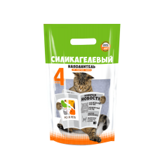 FOUR PETS силикагелевый наполнитель без запаха для кошачьих туалетов FOUR PETS силикагелевый наполнитель без запаха для кошачьих туалетов