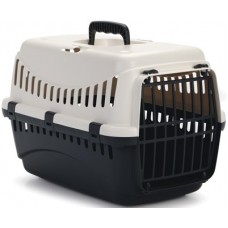 Beeztees Переноска для собак Gypsy крем/антр. 45x26x29см (арт. 715092)