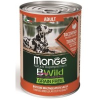 Monge BWild Turkey - консервы для собак с индейкой (беззерновой корм)