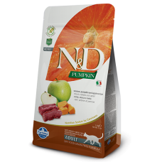 Farmina PUMPKIN VENISON & APPLE - беззерновой корм на тыкве для взрослых кошек (оленина, яблоко)
